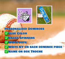 Load image into Gallery viewer, Blue Yankees Dominoes
