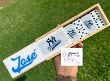 Load image into Gallery viewer, NY Yankees Inspired Dominoes
