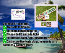 Cargar imagen en el visor de la galería, Dominican Repúblic Inspired Dominoes
