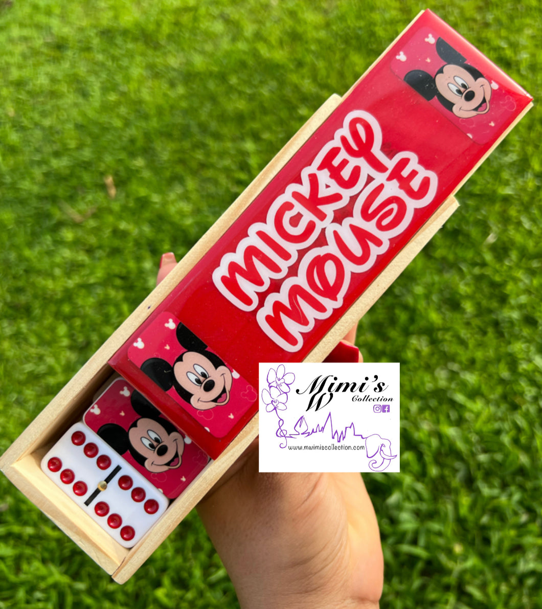 “Ready to Ship” Mickey Mouse Inspired Traditional Dominoes