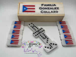 Puerto Rico Inspired Dominoes