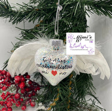 Load image into Gallery viewer, Angel Wings Heart Shape Ornament
