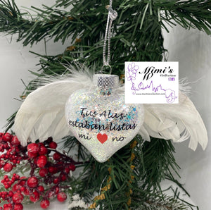 Angel Wings Heart Shape Ornament