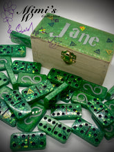 Load image into Gallery viewer, Slytherin Inspired Dominoes
