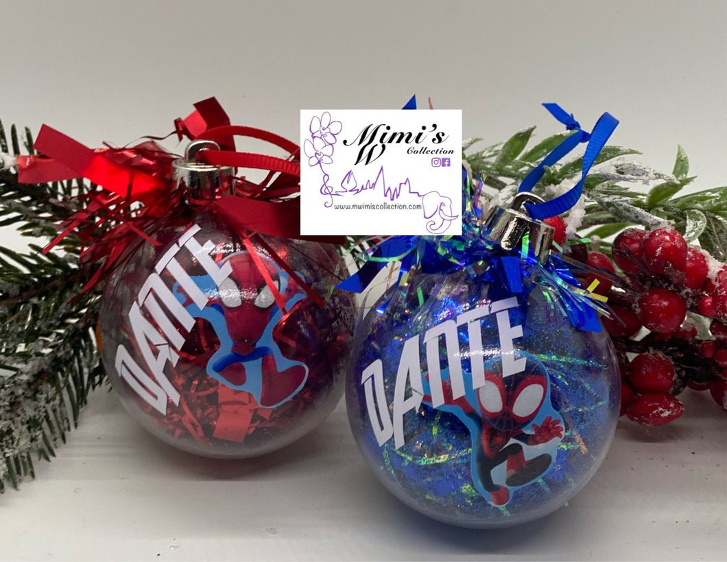 2” Spidey Ornaments Set of 4