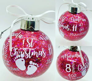 3” 1st Christmas Ornaments