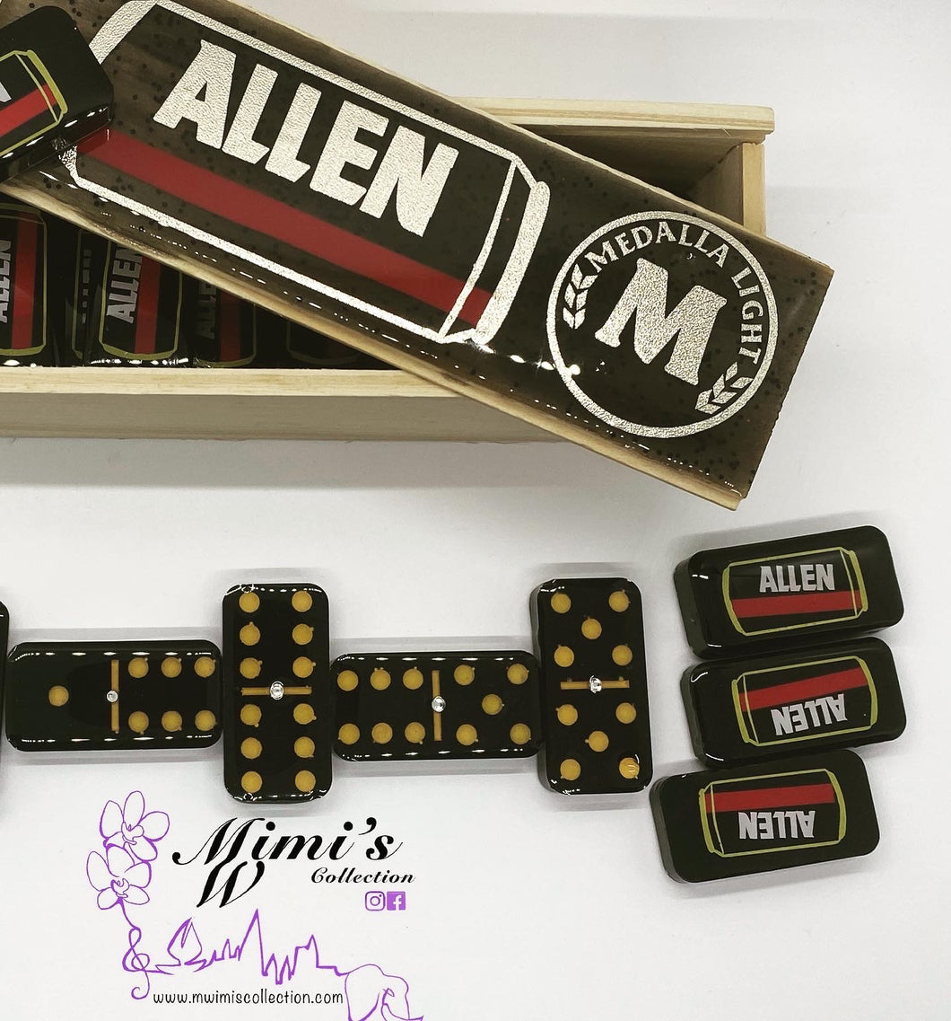 3 Color Decal Medalla Inspired Dominoes