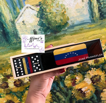 Load image into Gallery viewer, Venezuela Inspired Black Dominoes
