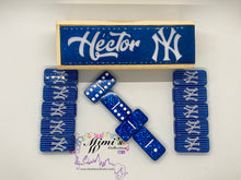 Load image into Gallery viewer, Blue Yankees Dominoes
