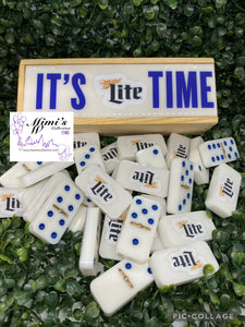 “Ready to Ship” Miller Lite Inspired Dominoes