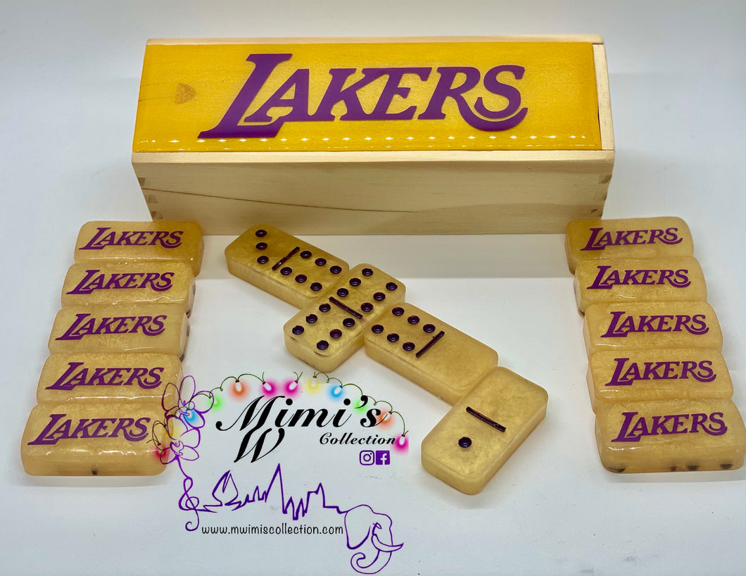 Lakers Inspired Dominoes