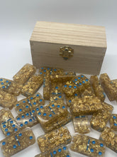 Cargar imagen en el visor de la galería, Gold Foil Dominoes
