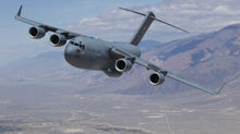 Load image into Gallery viewer, C-17 Aircraft Inspired Black Dominoes
