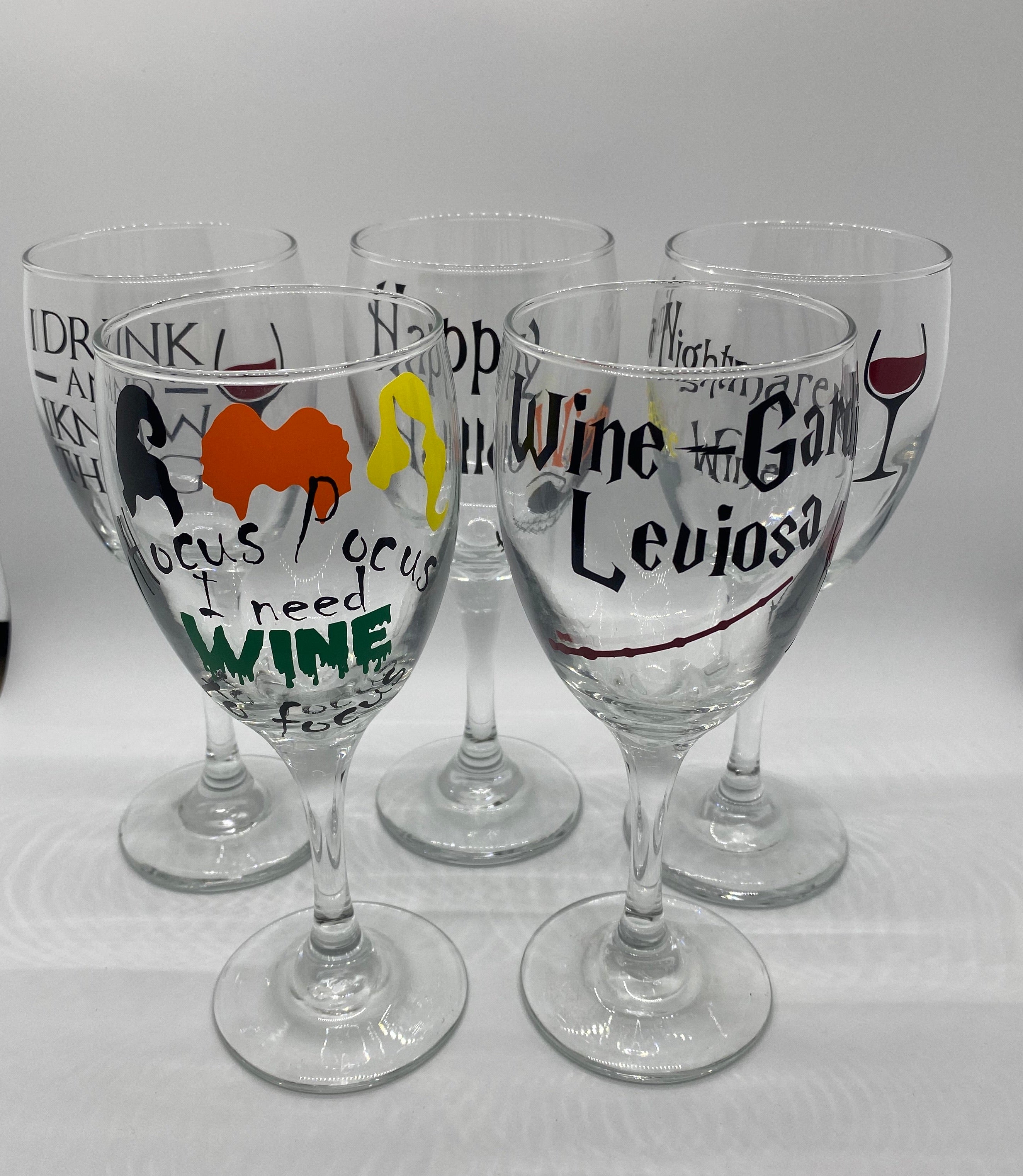 Pack of 3 Wine Glasses Star Wars Inspired – MWimi's Collection