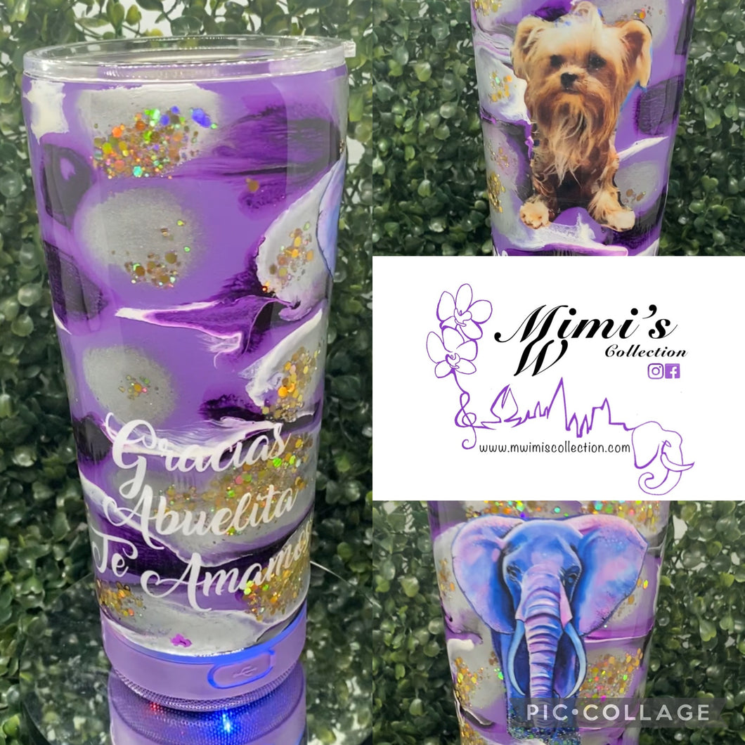 Purple Party Insulated Tumbler