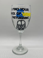 Load image into Gallery viewer, Pack of 3 Wine Glasses Star Wars Inspired
