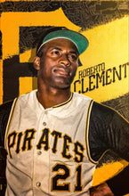 Load image into Gallery viewer, Roberto Clemente 2 Inspired Black Dominoes
