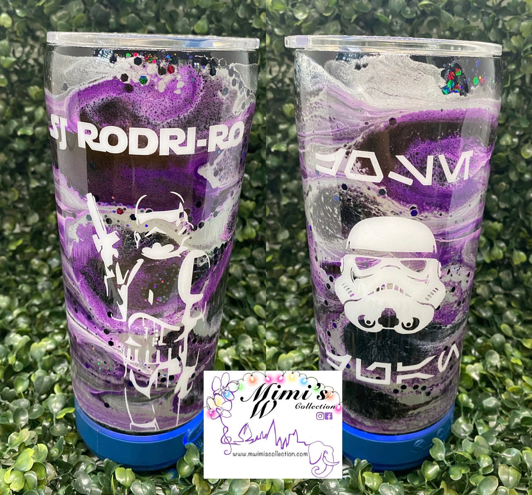 Stormtrooper Inspired Party Insulated Tumbler