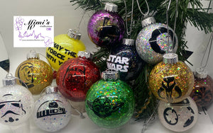 3” Star Wars Inspired Ornaments Set of 4