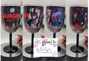 Grimm Scarlet Inspired Wine Tumbler 12oz