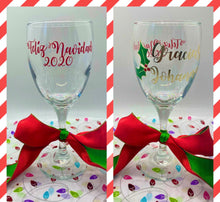 Load image into Gallery viewer, Christmas Wine Glasses
