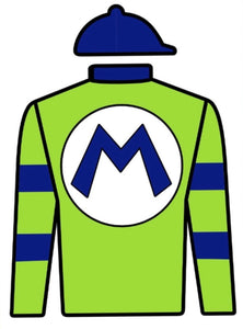 Blue/Green Mangual Racing Inspired Dominoes