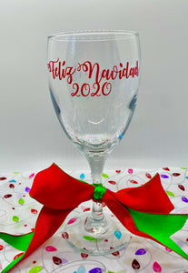 Christmas Wine Glasses