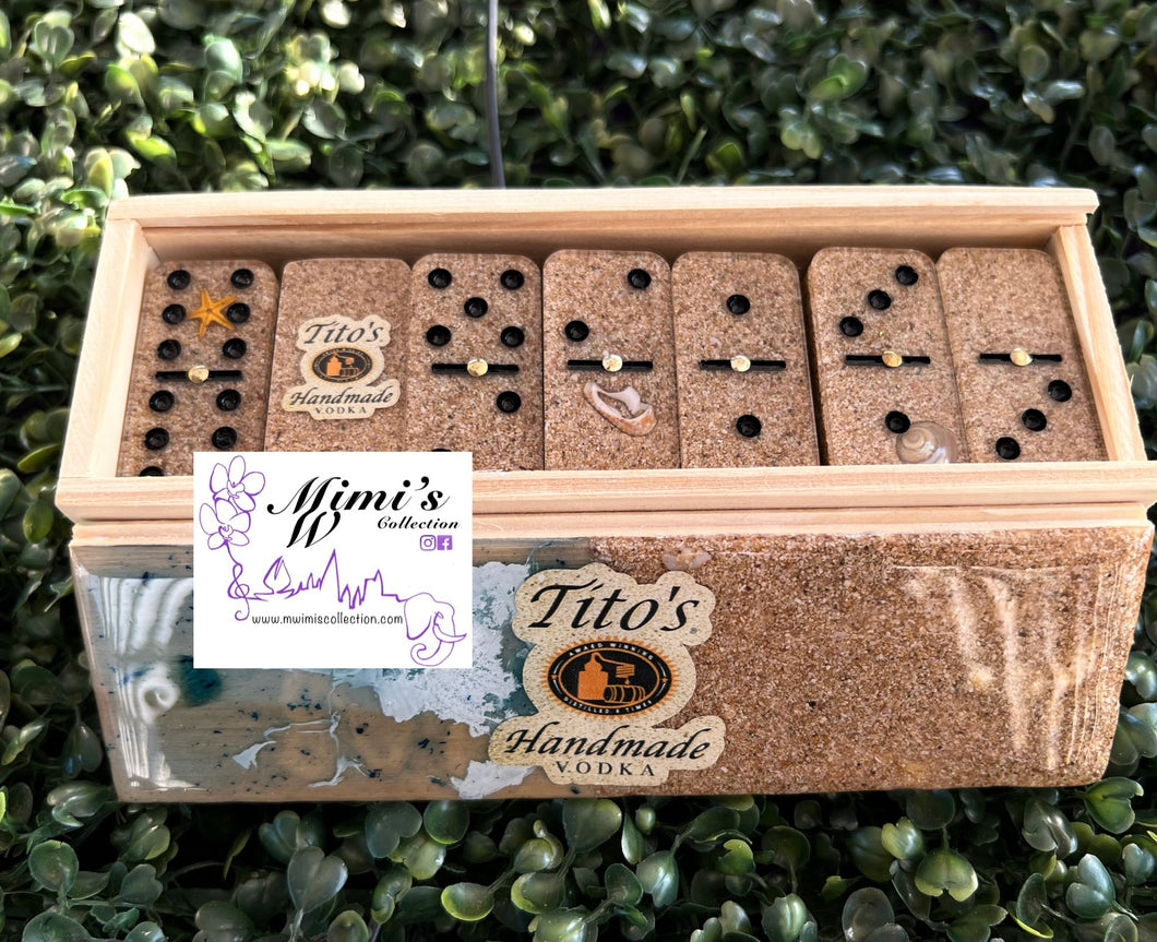 “Ready to Ship” Tito’s & Beach Inspired Dominoes