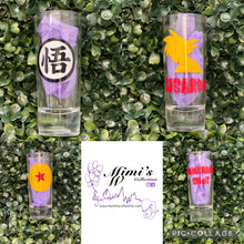 Load image into Gallery viewer, Dragon Ball Inspired Shot Glasses Set of 4
