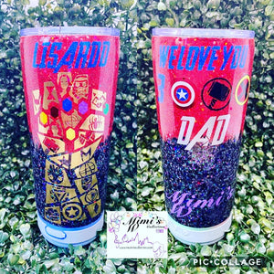 Glitter Designs Party Insulated Tumbler