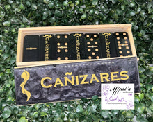 Load image into Gallery viewer, Cañizares Black Dominoes
