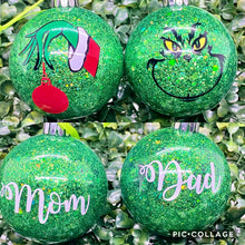 Load image into Gallery viewer, 2” The Grinch Christmas Ornaments Set of 4
