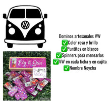 Load image into Gallery viewer, VW Pink Glitter Dominoes
