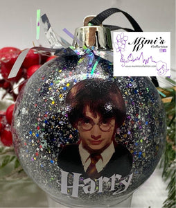2” Harry Potter Inspired Black Ornaments (Set of 5)