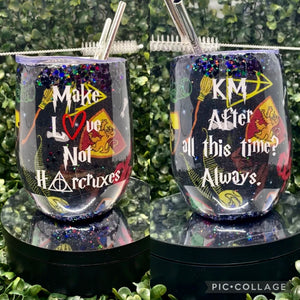 Always & Horcruxes Inspired Tumbler 12oz