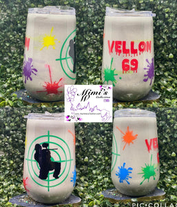 Paintball Inspired Tumblers 16oz