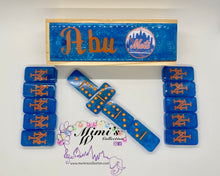 Cargar imagen en el visor de la galería, Blue Mets Inspired Dominoes
