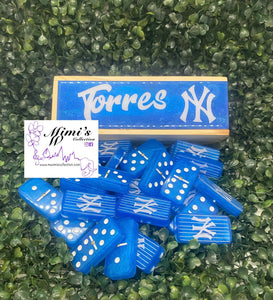 Blue Yankees Dominoes