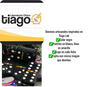 Tiago Lab Inspired Black Dominoes