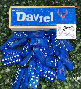 Blue Stitch Inspired Dominoes