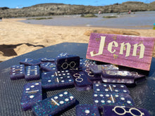 Cargar imagen en el visor de la galería, Purple Harry Potter Inspired Dominoes
