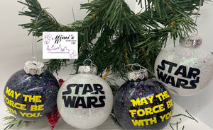 3” Star Wars Inspired Ornaments Set of 4