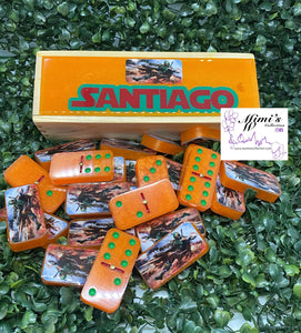 Boba Fett Inspired Orange Dominoes