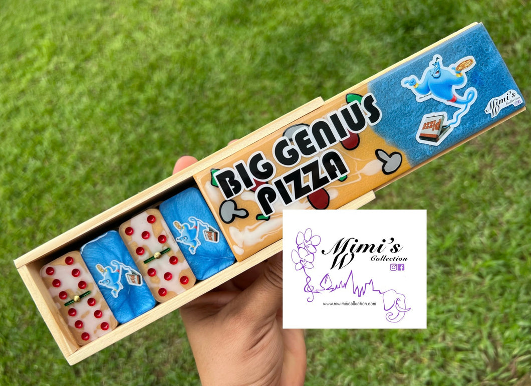 Big Genius Pizza Inspired Dominoes