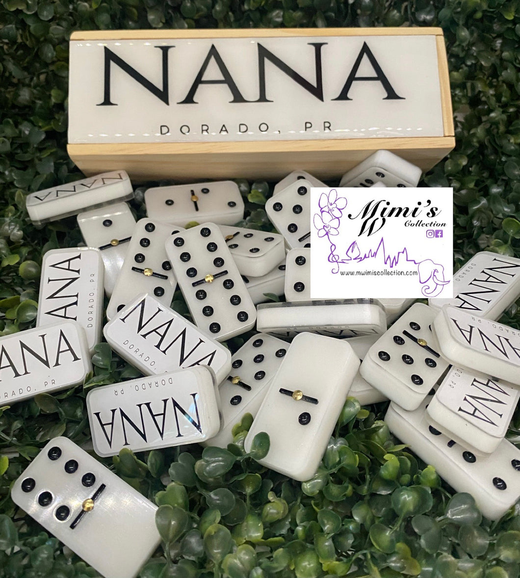 Nana Inspired Pearl White Dominoes