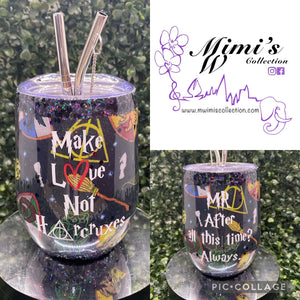 Always & Horcruxes Inspired Tumbler 12oz