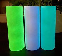 Load image into Gallery viewer, Glow in the Dark Skinny Tumblers 20oz
