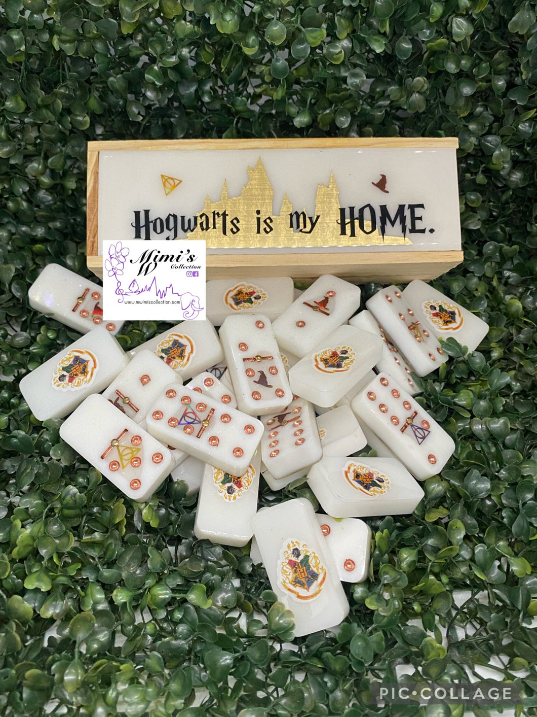 “Ready to ship” White Harry Potter Inspired Dominoes