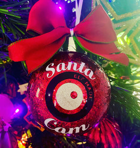 3” Santa Cam Christmas Ornament