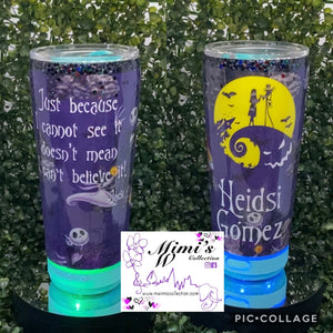 Nightmare Before Christmas Inspired Party Insulated Tumbler